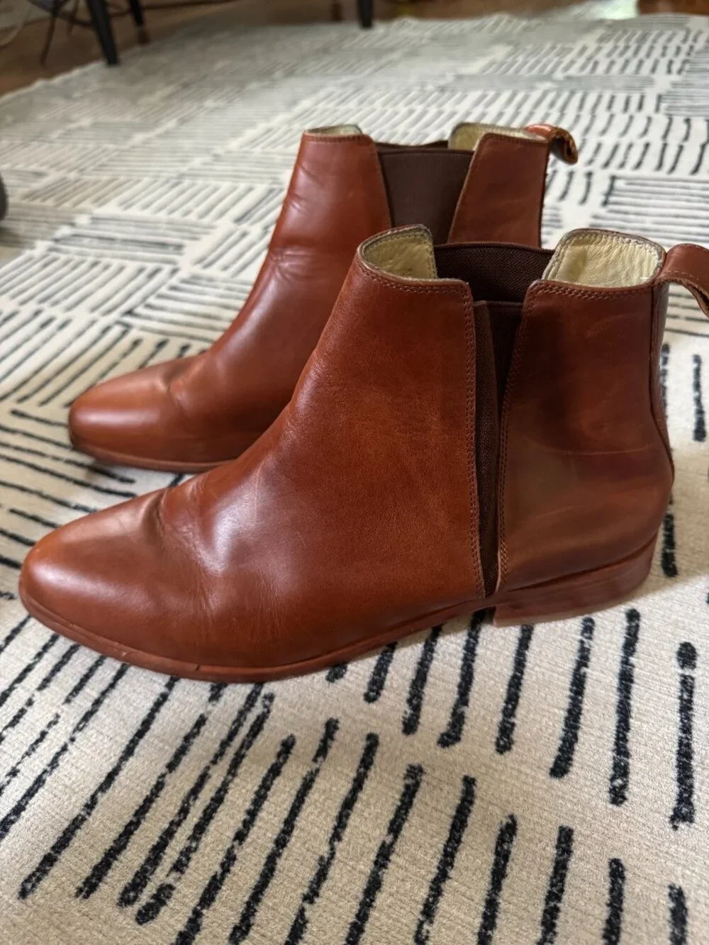 Nisolo Brown Flat Chelsea Boot
